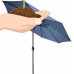 Deluxe Solar Powered LED Lighted Patio Umbrella - 10' - by Trademark Innovations (Light Green)   555284603